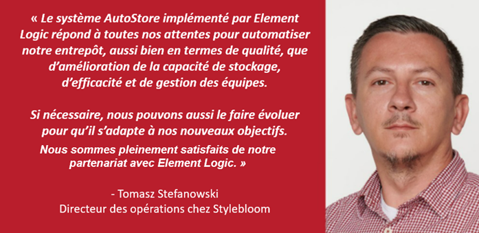 Element Logic - Tomasz Stefanowski, Directeur des opérations chez Styleboom